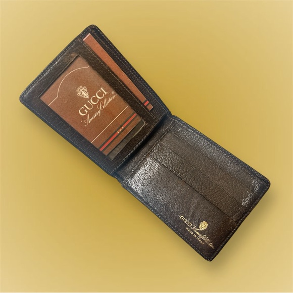 Gucci Vintage Ophelia GG coated Canvas Leather Bifold Wallet - Picture 2 of 7